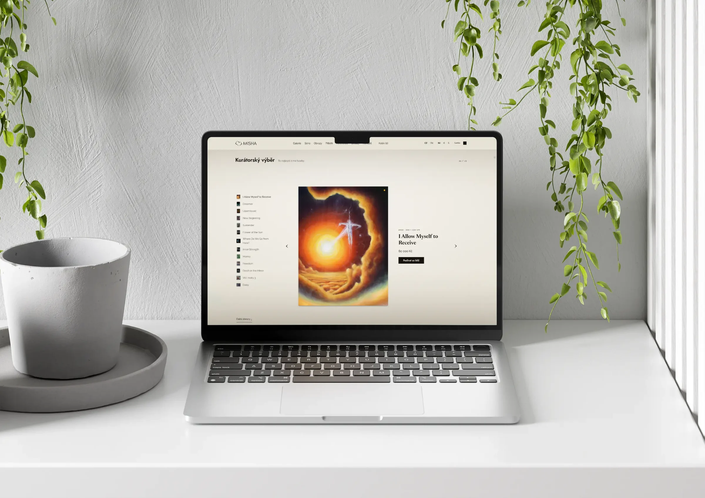Úvodní obrázek webu art.mishafryc.com
